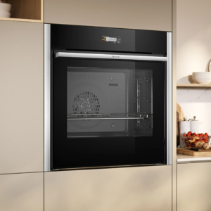 Alternative view of NEFF N70 Slide & Hide Built-in Oven, Stainless Steel – B54CR31N0B