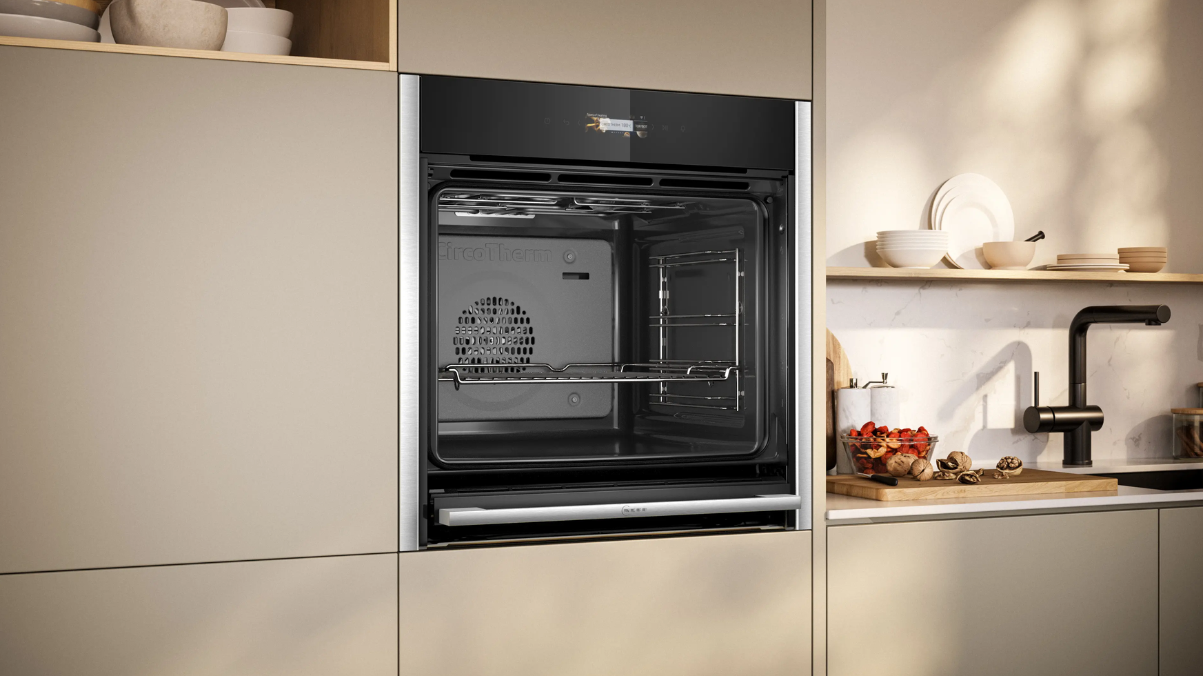 NEFF N70 Slide & Hide Built-in Oven, Stainless Steel – B54CR31N0B - Image 5