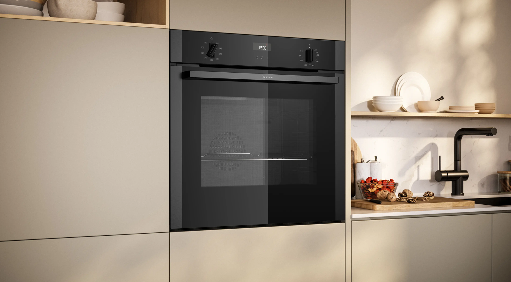 NEFF N50 Built-in Oven, Graphite Grey – B1ACE4AG3B - Image 2