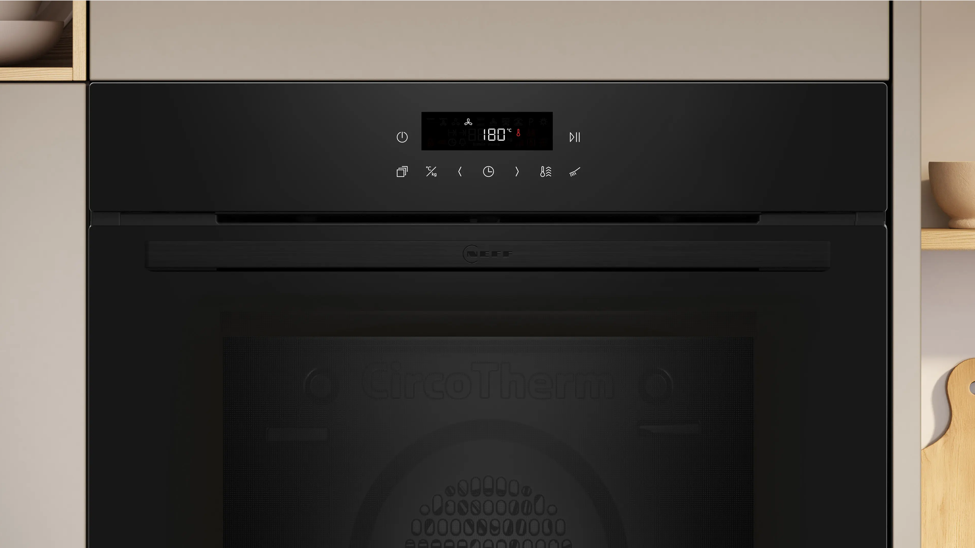 NEFF N30 Pyrolytic Built-in Oven, Black – B2CCJ7AK0B - Image 2