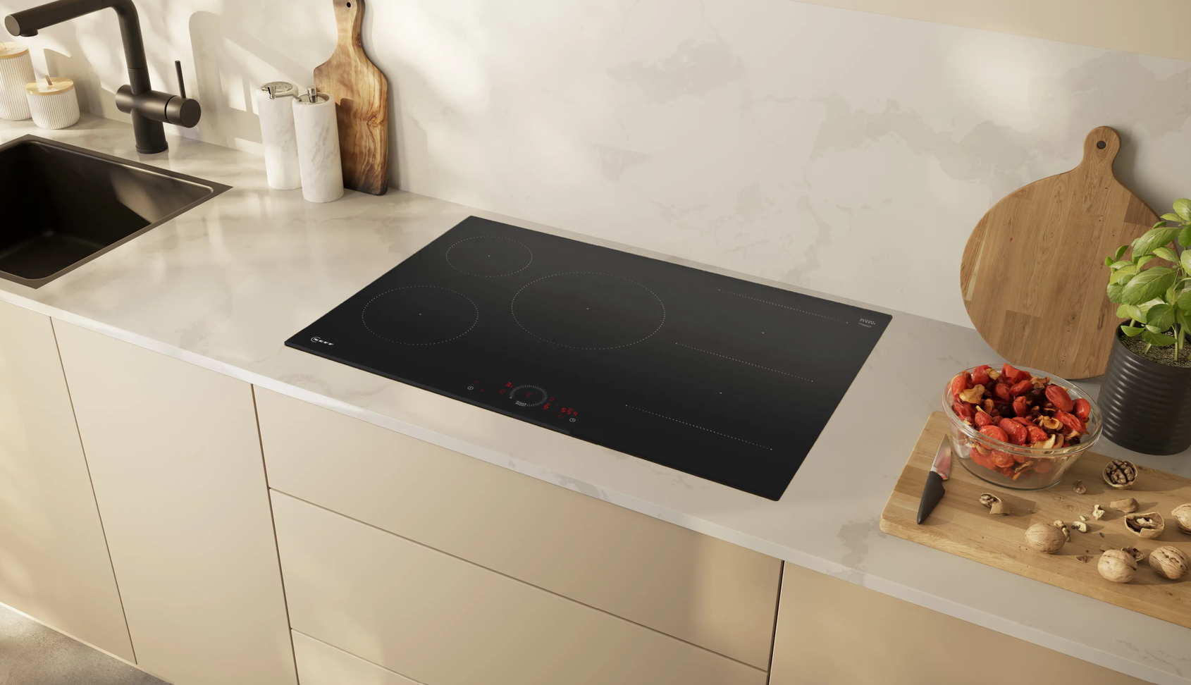 NEFF N70 80cm Induction Hob – T58FHW1L0 - Image 2