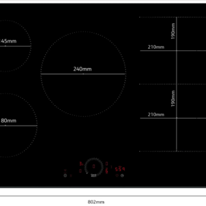 NEFF N70 80cm Induction Hob – T58FHW1L0 - Image 3