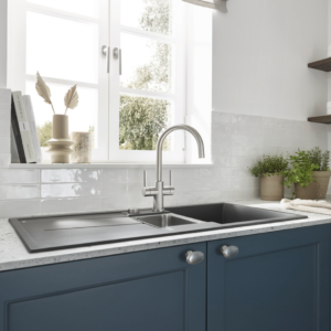 Alternative view of BLANCO CANDOR TWIN ULP BF Mixer Tap